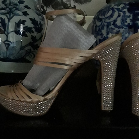 Ralph Lauren evening high heel sandals - Picture 4 of 8